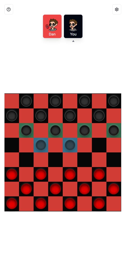 Checkers (Mobile View)