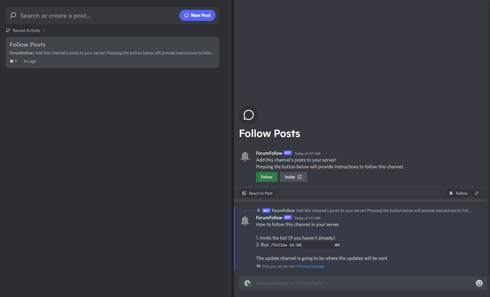 "Follow Posts" thread