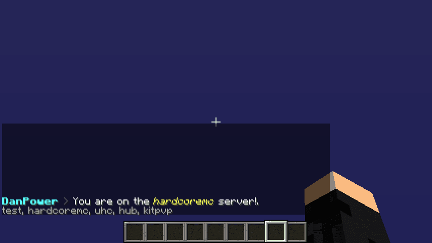 Replacement of /server command for BungeeCord