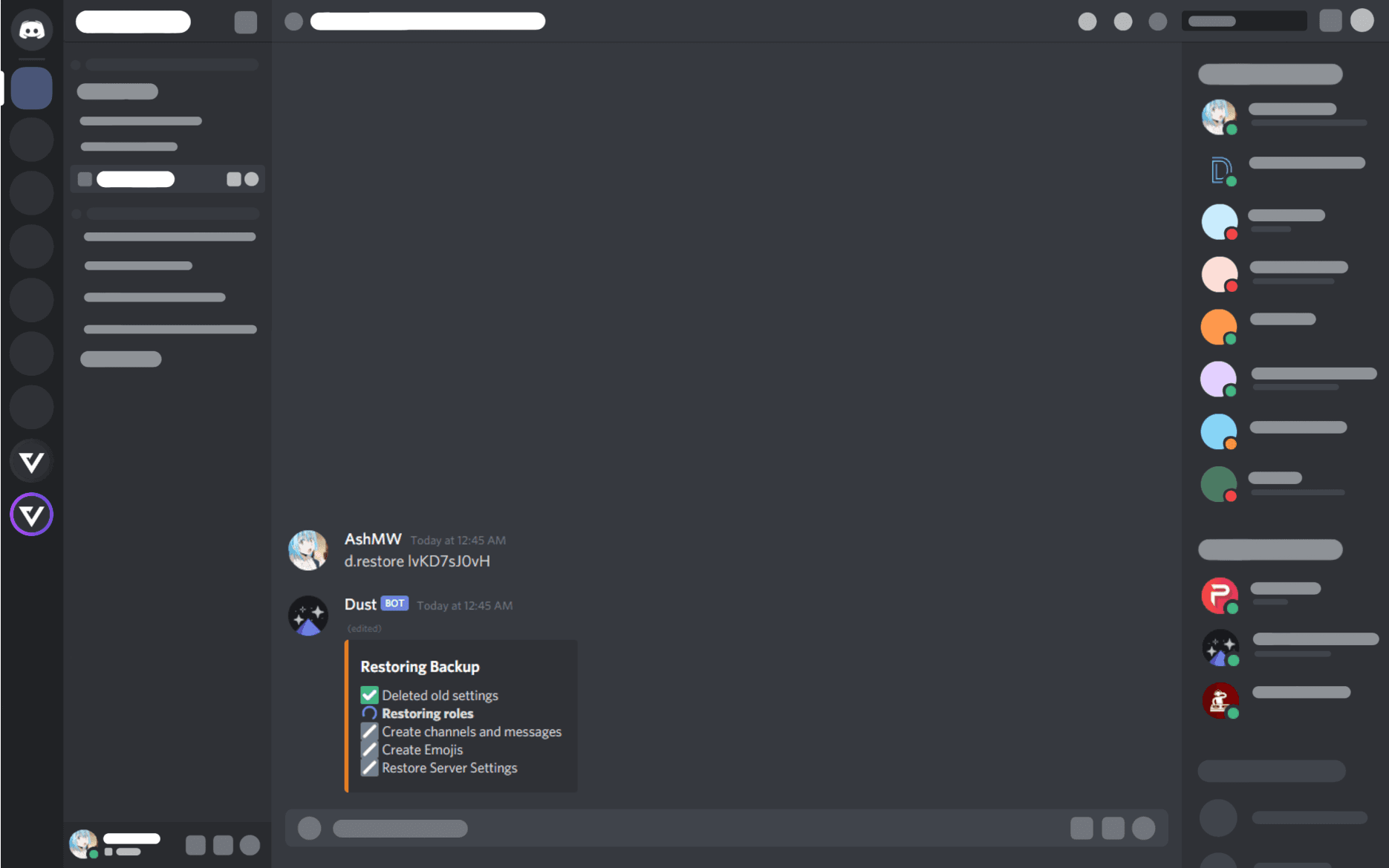 Easy restorable backups