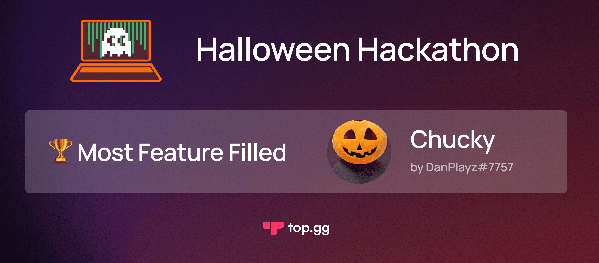 Hackathon Results Category Winner